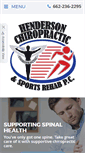 Mobile Screenshot of hendersonsportschiropractic.com